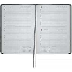 Ежедневник 2027 Axent Partner Soft Cloud 8837-27-2-A, 145*210, серый