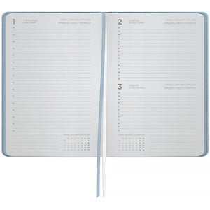 Ежедневник 2027 Axent Partner Soft Cloud 8837-27-5-A, 145*210, голубой