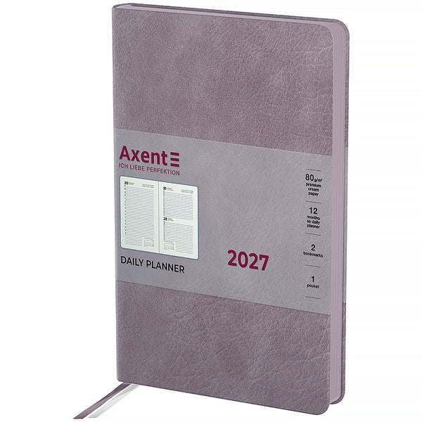 Ежедневник 2027 Axent Partner Soft Cloud 8837-27-6-A, 145*210, сиреневый
