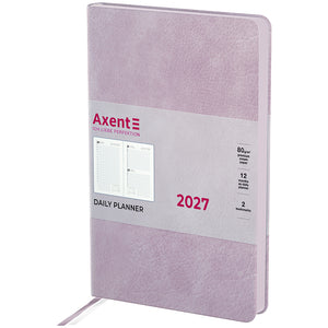 Ежедневник 2027 Axent Partner Soft Cloud 8837-27-6-A, 145*210, сиреневый