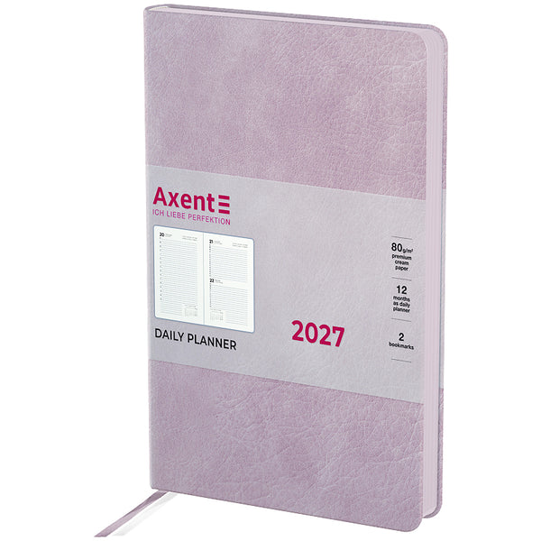 Ежедневник 2027 Axent Partner Soft Cloud 8837-27-6-A, 145*210, сиреневый