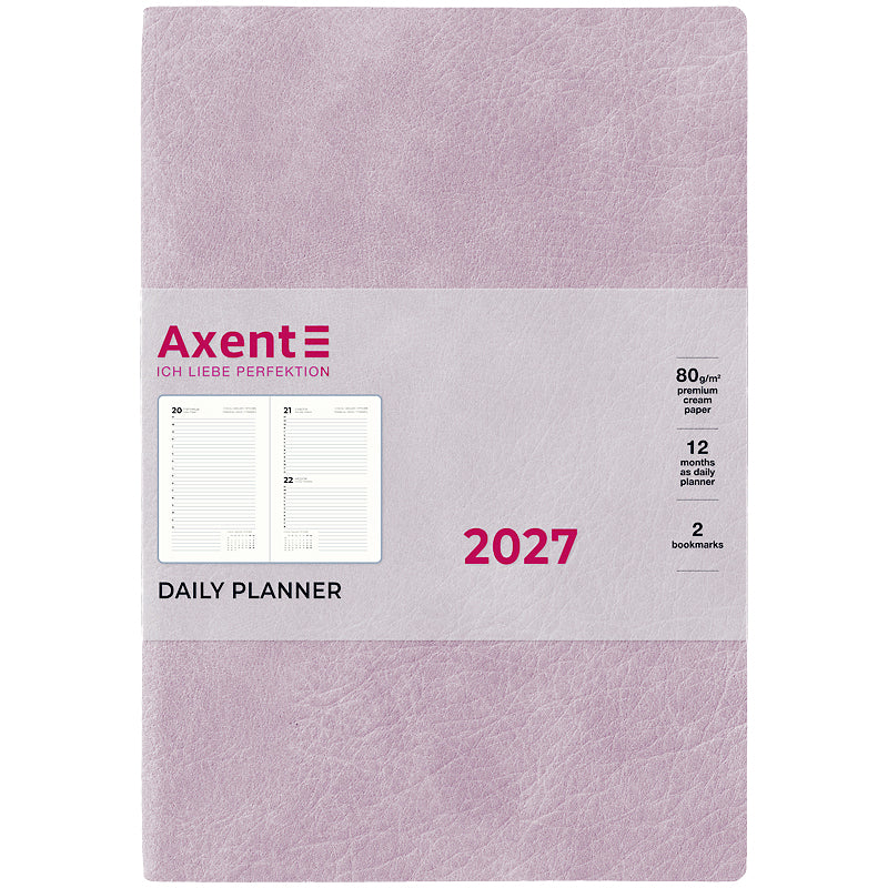 Щоденник 2027 Axent Partner Soft Cloud 8837-27-6-A, 145*210, бузковий