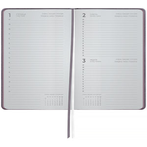 Ежедневник 2027 Axent Partner Soft Cloud 8837-27-6-A, 145*210, сиреневый