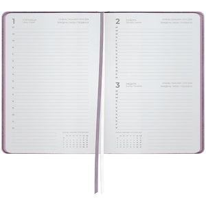 Ежедневник 2027 Axent Partner Soft Cloud 8837-27-6-A, 145*210, сиреневый