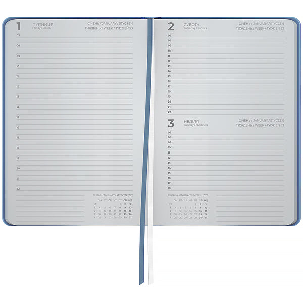 Щоденник 2027 Axent Partner Daily Shine 8832-27-2-A, 145*210, Professional
