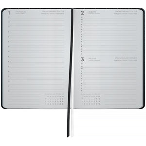 Ежедневник 2027 Axent Partner Force 8834-27-2-A, 145*210, черный