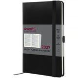 Еженедельник 2027 Axent Partner Strong 8505-27-01-A, 125*195, черный