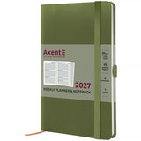 Еженедельник 2027 Axent Partner Strong 8505-27-65-A, 125*195, серый