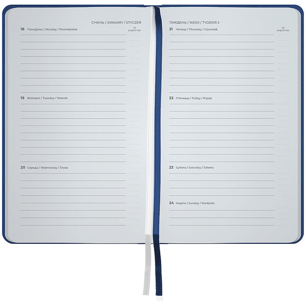 Щотижневик 2027 Axent Pocket Strong 8508-27-02-A, 90*150, синій