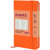 Еженедельник 2027 Axent Pocket Strong 8508-27-64-A, 90*150, оранжевый