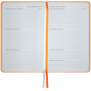 Щотижневик 2027 Axent Pocket Strong 8508-27-64-A 90*150, помаранчевий