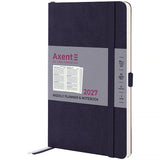 Еженедельник 2027 Axent Partner Soft Skin 8509-27-02-A, 125*195, синий