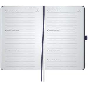 Щотижневик 2027 Axent Partner Soft Skin 8509-27-02-A, 125*195, синій