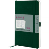 Еженедельник 2027 Axent Partner Soft Skin 8509-27-23-A, 125*195, тёмно-зелёный
