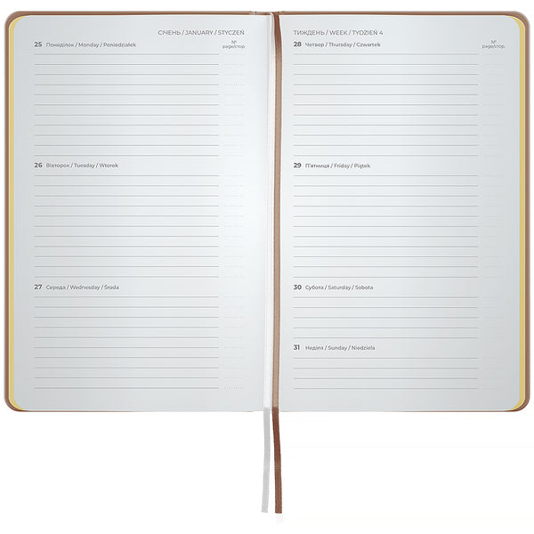 Еженедельник 2027 Axent Partner Mellow Happiness planner 8528-27-2-A, 125*195