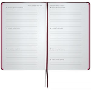 Еженедельник 2027 Axent Partner Mellow Work Hard 8528-27-3-A, 125*195