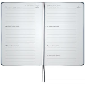 Еженедельник 2027 Axent Partner Mellow Plans with personality 8528-27-6-A, 125*195