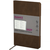 Щотижневик 2027 Axent Partner Soft Cloud 8537-27-1-A, 125*195, коричневий