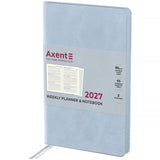 Щотижневик 2027 Axent Partner Soft Cloudt 8537-27-5-A, 125*195, блакитний