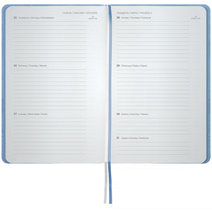 Щотижневик 2027 Axent Partner Soft Cloudt 8537-27-5-A, 125*195, блакитний