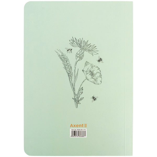 Книга записна Axent Bijoux 2 8700-28-A-TR, A5, 80 аркушів, клітинка