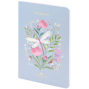 Книга записна Axent Fairy Garden 2 8700-32-A-TR, A5, 80 аркушів, клітинка