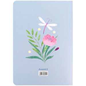 Книга записна Axent Fairy Garden 2 8700-32-A-TR, A5, 80 аркушів, клітинка