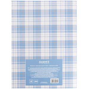 Зошит для записів Axent  4781-4-A, А4, 48 аркушів, клітинка,College 2