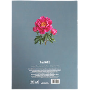 Зошит для записів Axent  4780-13-A, А4, 48 аркушів, клітинка, Bloom 1
