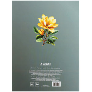 Зошит для записів Axent  4780-14-A, А4, 48 аркушів, клітинка, Bloom 2