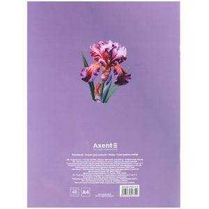 Зошит для записів Axent  4780-16-A, А4, 48 аркушів, клітинка, Bloom 4