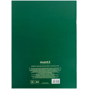Зошит для записів Axent 4782-11-A, А4, 96 аркушів, клітинка, Believe