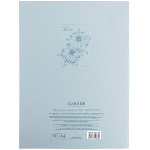 Зошит для записів Axent 4782-14-A, А4, 96 аркушів, клітинка, Grace in bloom