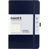 Книга записная Axent Partner 8201-02-A, A5-, 125x195 мм, 96 листов, клетка, твердая обложка, синяя
