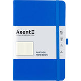 Книга записная Axent Partner 8201-07-A, A5-, 125x195 мм, 96 листов, клетка, твердая обложка, голубая