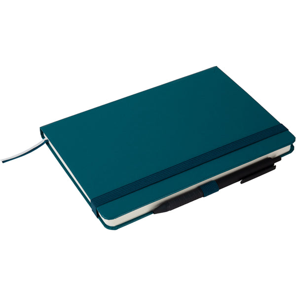 Книга записная Axent Partner 8201-31-A, A5-, 125x195 мм, 96 листов, клетка, твердая обложка, малахитовая