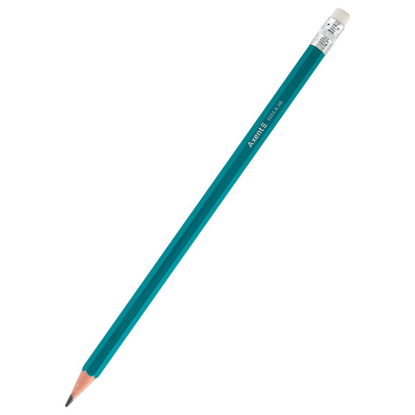 Graphite pencil with eraser Axent 9004-А, НВ, plastic