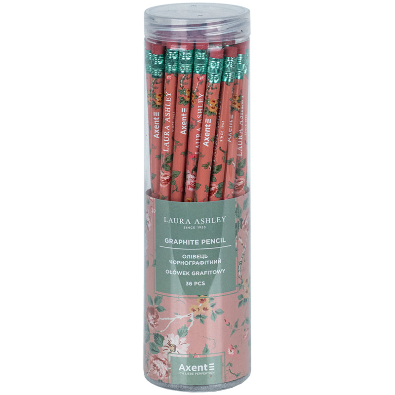 Ołówek grafitowy Axent Laura Ashley, Charming 9009-21-А, HB, 2.2 mm