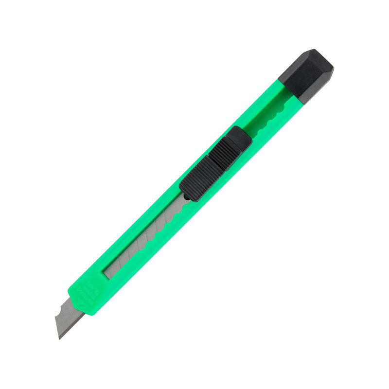 Nóż do papieru Delta D6525, 9 mm, zielony